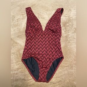 Antonio Melani, one piece, tummy control bathing suit, size 10